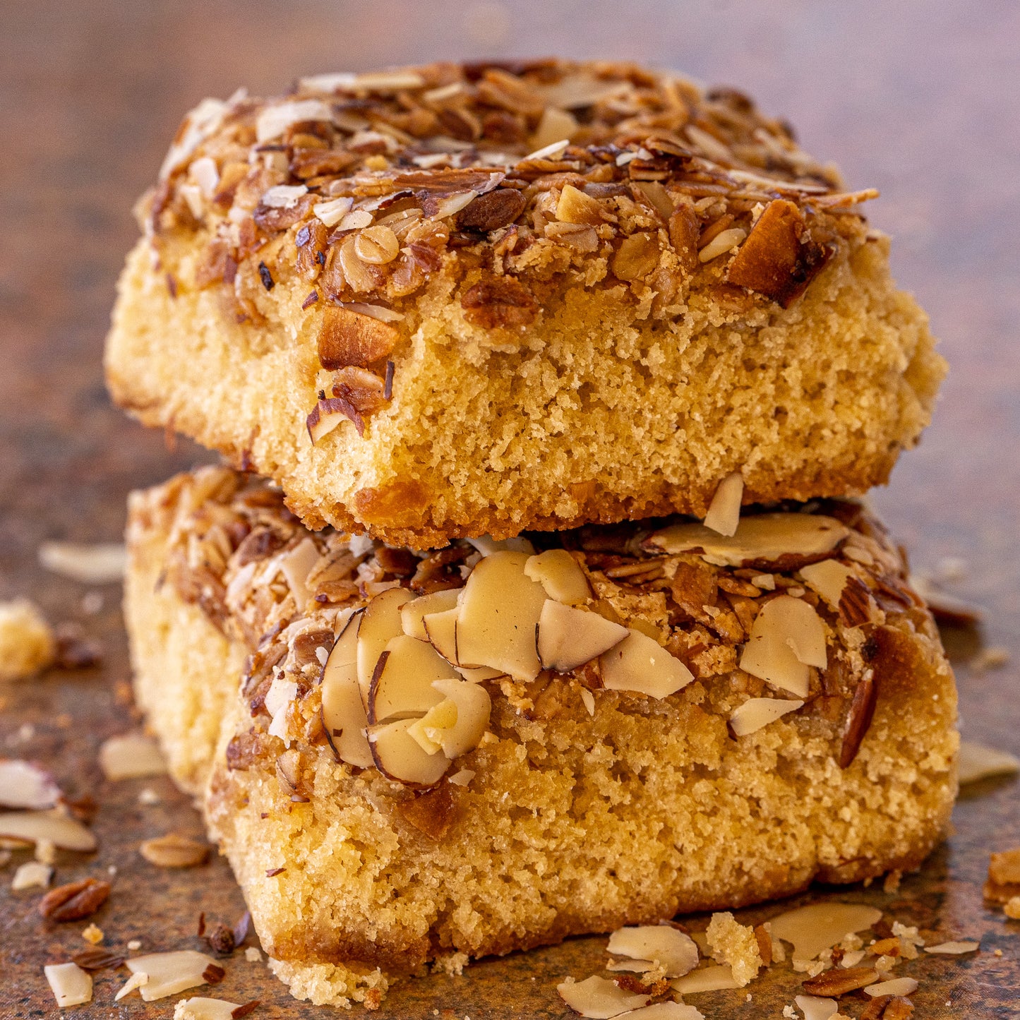 Honey Almond Granola Cake Square 2 pack